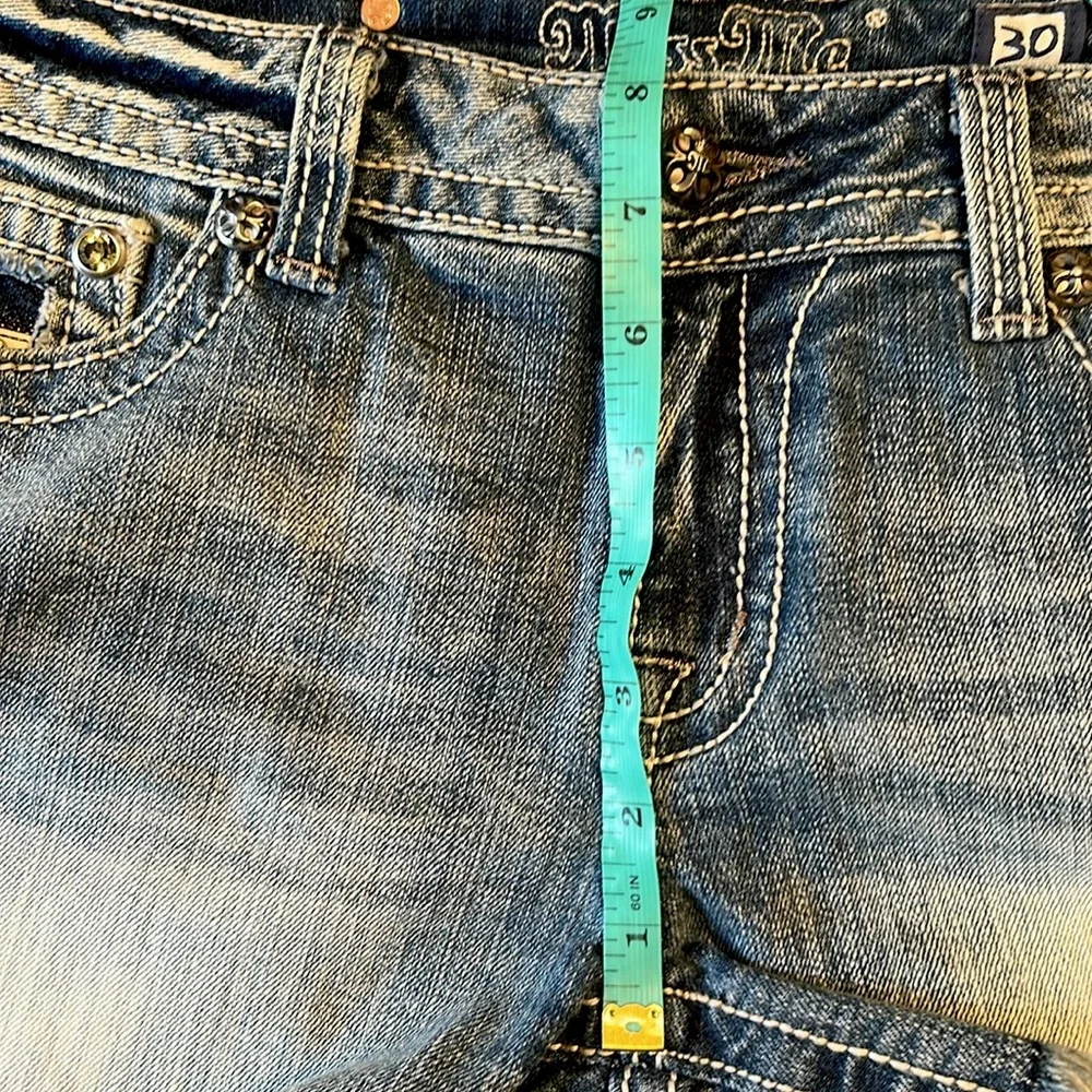 Miss Me 30 NWOT Blue Denim Jeans - Picture 14 of 16